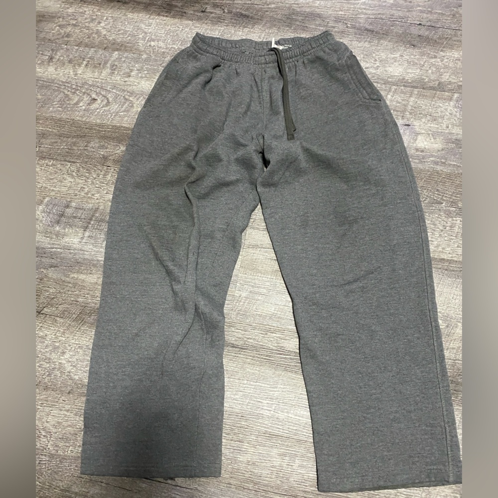 Athletic Works Men's Charcoal Joggers